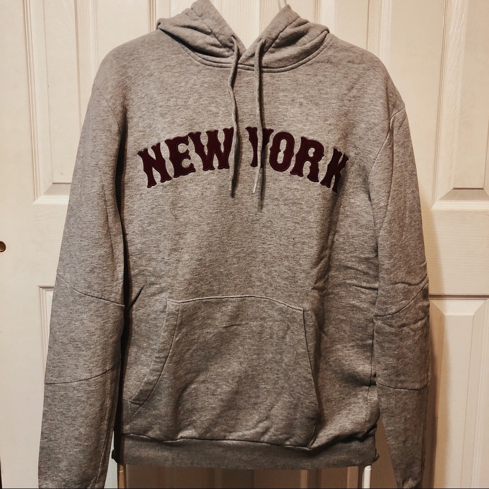 H&M Divided Blue hoodie with New York logo